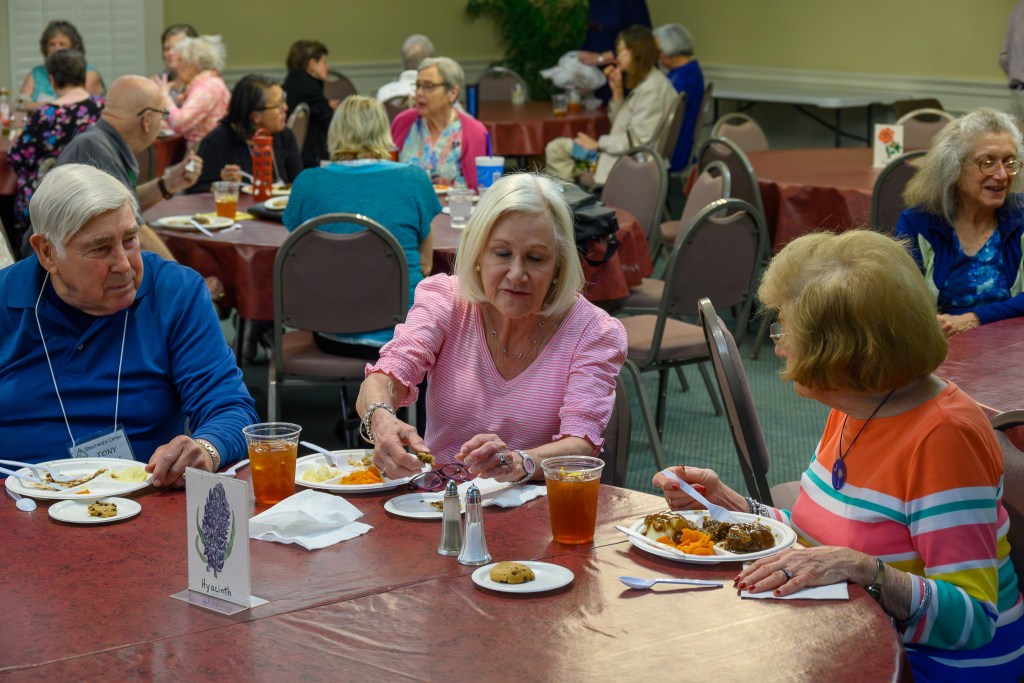 April 19, lunch at the Shepherd's Center of April 19, lunch at the Shepherd's Center of Columbia